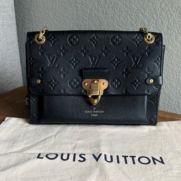 Louis Vuitton Handbags - Louis Vuitton Vavin PM Black Empreinte Leather Gold Chain Bag